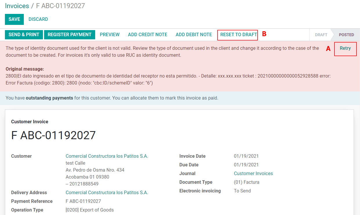 Danh sách các lỗi phổ biến trên hóa đơn